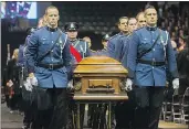  ?? — ARLEN REDEKOP ?? Thousands attended the funeral of Const. John Davidson.