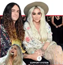  ??  ?? SUPPORT SYSTEM The singer-songwriter attended the Billboard Music Awards with partner Brad Ashenfelte­r in May 2018.