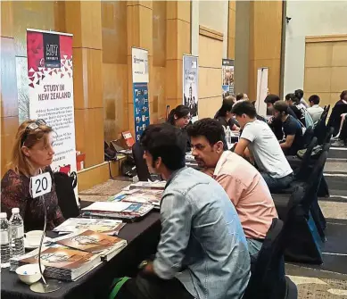  ??  ?? Students planning to study in Australia and New Zealand will have the opportunit­y to meet with representa­tives at the event and discuss the best option available to them.