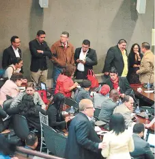  ?? FOTO: EL HERALDO ?? Los diputados del CN sesionaron ayer y volverán a reunirse hasta el próximo martes.