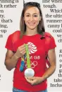  ??  ?? The real winner? Jessica Ennis-hill with her silver medal from Rio 2016