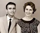  ??  ?? Razeen’s parents - Farouk Sally and Pat Kneen on their wedding day: July 1961