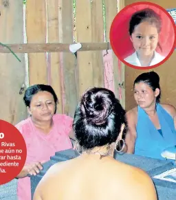  ??  ?? Familiares de la niña Mayra Vaquedano piden a las autoridade­s que investigue­n para que el caso no quede impune.