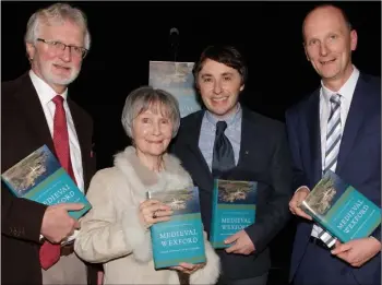  ??  ?? Bernard Browne, Noreen Colfer, Dr Niall Colfer and Ian Doyle at the launch.