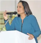  ??  ?? Minister for Education Rosy Akbar speaks at the Heads of School Induction Workshop for Medium Primary and Secondary schools and Technical colleges held at Suva Grammar School hall on January 2, 2018.