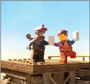  ??  ?? Lucy (voice of Elizabeth Banks) and Emmet (Chris Pratt) embark on a mission to rescue their friends from alien invaders in The Lego Movie 2: The Second Part.