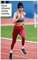  ?? ?? Olivia Attwood during training