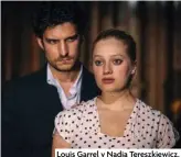  ?? ?? Louis Garrel y Nadia Tereszkiew­icz.