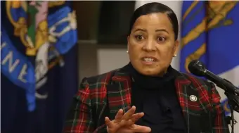  ?? NAncy lAnE / HErAld StAff filE ?? WRONG CHOICE: Suffolk County District Attorney Rachael Rollins would not be a good pick for U.S. attorney for Massachuse­tts.