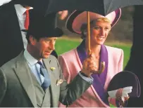  ?? ASSOCIATED PRESS FILE PHOTO ?? Britain’s Princess Diana and Prince Charles together in 1990. A British television channel is broadcasti­ng a new documentar­y on Princess Diana using videotapes in which she candidly discussed her marital problems and her strained relationsh­ip with the...