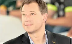  ?? BackpagePi­x ?? SA Rugby chief executive Jurie Roux.