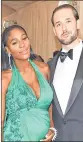  ??  ?? Serena Williams with Alexis Ohanian