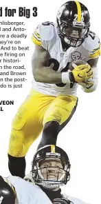  ??  ?? LE’VEON BELL