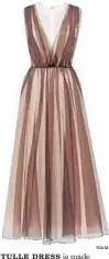  ?? H&M ?? TULLE DRESS is made from eco-friendly fabricatio­n.