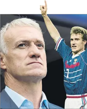  ?? FOTO: GETTY ?? Dos Mundiales para Deschamps Primero como jugador y, luego, como entrenador