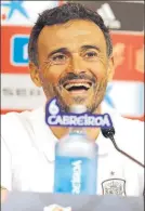  ?? FOTO: SIRVENT ?? Luis Enrique anuncia hoy la lista