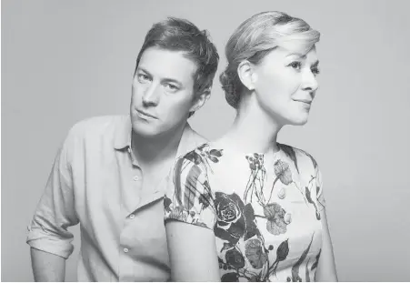  ??  ?? Matthew and Jill Barber are expected to be named among the Juno Award nominees in the coming weeks.