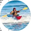  ??  ?? Full-day sea kayaking tours are available