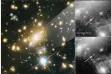  ??  ?? UPI This image composite, released on April 2, 2018, shows the discovery of the most distant known star using the NASA/ESA Hubble Space Telescope.