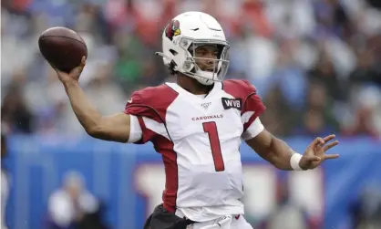  ??  ?? Kyler Murray took the Cardinals to their third win of the season on Sunday. Photograph: Adam Hunger/AP