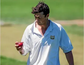  ?? PHOTO: GRANT MATTHEW/STUFF ?? Ryan Watson returns for Taranaki for their Hawke Cup qualifying match against Hawke’s Bay.