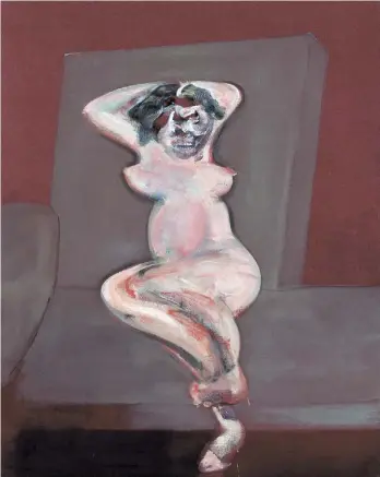  ??  ?? Francis Bacon. “Desnudo”, 1960. © The Estate of Francis Bacon.