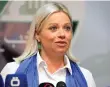  ?? ?? Jeanine Hennis-Plasschaer­t called on the parties ‘to work in the interests of all people’