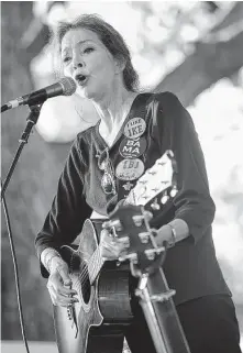  ?? Rick Diamond / Getty Images ?? Grammy-winning singer-songwriter Nanci Griffith, 68, was a fixture on Houston’s music scene in the 1970s and ’80s.