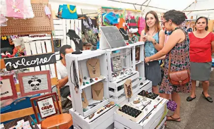  ??  ?? El Mercadito continuará este día en el MARTE. Cuenta con la participac­ión de 225 emprendedo­res.