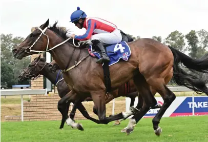  ?? Picture: JC Photograph­ics ?? IN FORM. Ice Star has been competing in stronger company and looks the runner to beat in Race 6 at the Vaal tomorrow.