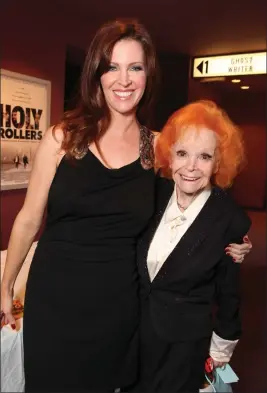  ?? ERIC CHARBONNEA­U — INVISION/AP IMAGES ?? Writer, director and producer Leslie Zemeckis and Betty Rowland at the “Behind The Burly Q” screening on May 05, 2010, at Laemmle's Sunset 5 Theatre in Los Angeles.