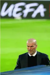  ?? RUBÉN MONDELO ?? Zidane, en el partido de ayer