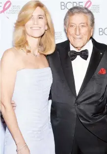  ??  ?? Susan Crow y Tony Bennett.