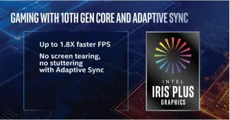  ??  ?? 10th-gen Core previews graphics technology that Intel will use to take on Nvidia and AMD.