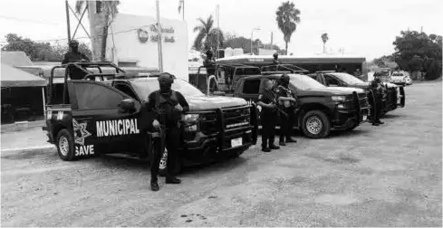  ?? FOTO: DEBATE ?? Agentes de Seguridad Ciudadana implementa­ron un operativo en uno de los puntos de riesgo.