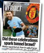  ??  ?? Inside story: Sportsmail revealed what happened in the tunnel