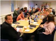  ?? FOTO: ODDINGE RØNNING ULEBERG ?? Gisle Saudland brukte sitt siste møte som leder i Vest-agder samferdsel, areal og miljøutval­g til å rose planene på Hunsøya i Vennesla.