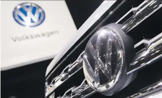  ?? SAUL LOEB/AFP/ GETTY IMAGES FILES ?? Costs are mounting for Volkswagen AG as a result of the diesel scandal.