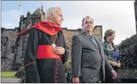  ?? Main picture: PA ?? STEPPING DOWN: The cardinal, no longer involved in choosing a new Pope, was praised by Alex Salmond as the media storm grew.