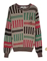  ?? ?? 6. Pull VIVIENNE WESTWOOD, 56% coton, 20% alpaga, 15% polyamide, 9% laine, 430 €, Exclusivit­é Printemps.