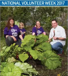  ??  ?? Do good, Feel good: Neven Maguire and volunteers from St. Mary’s Community Garden, Sligo launch National Volunteeri­ng Week 2017, which takes place from 15th - 21st May. For more info see www. volunteer. ie Photo © Colin Gillen/ framelight. ie