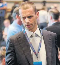  ?? FOTO: AP ?? Aleksander Ceferin
Presidente de la UEFA