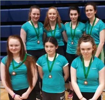  ??  ?? Congratula­tions to Ballymote Coláiste Muire’s girls’ Table-Tennis team who achieved third in Ireland in the All-Ireland Table Tennis final on 26th April. This is a progressio­n from winning the the Connacht Final in Kiltimagh in March.