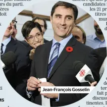  ??  ?? Jean-françois Gosselin