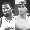  ??  ?? KEVIN Durant MICHAEL Phelps