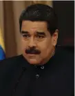  ??  ?? President Nicolas Maduro