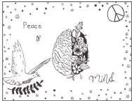  ?? (Photo courtesy of Arkansas Peace Week) ?? “Peace of Mind” by Jaidyn Randall, ninth grade, Arkansas Virtual Academy; first place