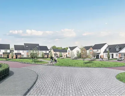  ??  ?? The project will see 158 new homes built off Kilmany Road, with 32% affordable housing.