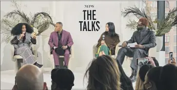  ?? Endeavor ?? ENDEAVOR’S IMG hosted the panel “Black Representa­tion Beyond the Runway” at New York Fashion Week.