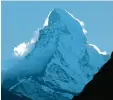  ?? Foto: dpa ?? Steil, atemberaub­end und… eidgenös sisch: das Matterhorn.